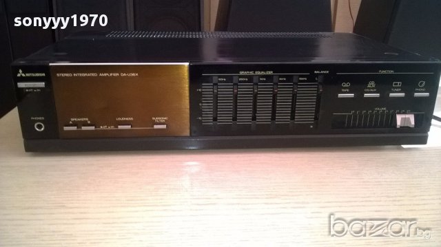 mitsubishi da-u36x-stereo integrated amplifier-внос швеицария