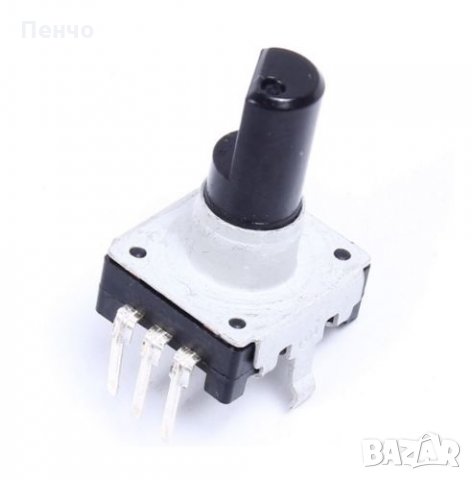  Ротационен енкодер EC12 аудио цифров потенциометър 15 мм за радио на кола музика озвучаване CD Play