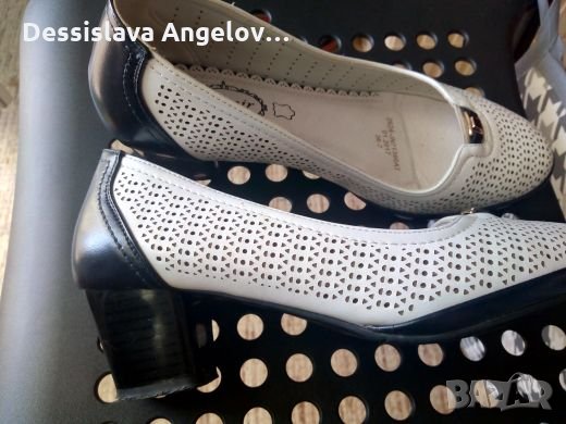 Дамски обувки естествена кожа 36 , снимка 4 - Дамски обувки на ток - 25721381