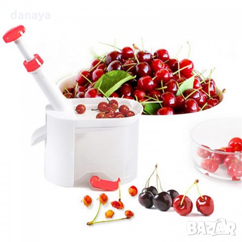 946 Машинка за вадене на костилки от череши маслини вишни костилковадачка, снимка 5 - Прибори за хранене, готвене и сервиране - 25520926