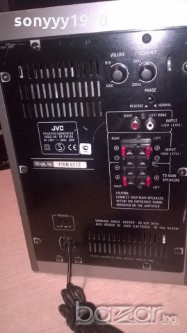 jvc sp-pw100 powered subwoofer-36х32х23см-внос швеицария, снимка 14 - Тонколони - 19127229