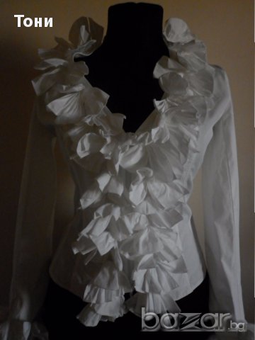 Бяла риза на Anne Fontaine THE KIMMY , снимка 9 - Ризи - 16624117