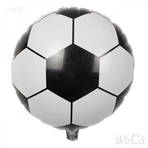 Футболна Топка кръгъл голям фолио фолиев балон хелий или въздух парти рожден ден