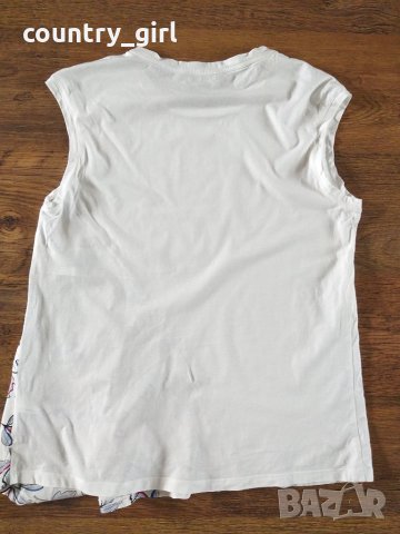 Tommy Hilfiger Top asimmetrico Snow White / Hatty Prt - страхотен дамски потник, снимка 9 - Потници - 26018850