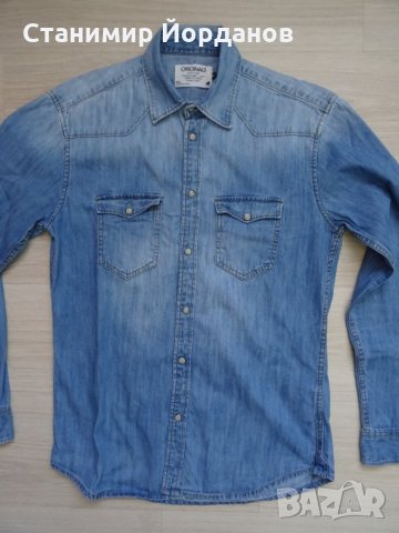 Мъжка риза Jack & Jones размер S, снимка 3 - Ризи - 23984092