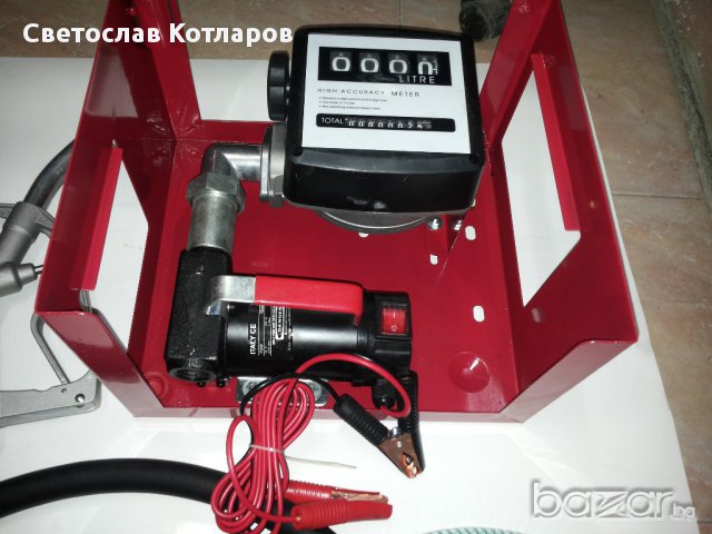 помпа горива 12 волта с пистолет и брояч, снимка 5 - Аксесоари и консумативи - 14429031