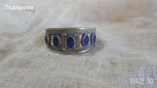 Старинна арабска гривна с  камъни, снимка 5 - Антикварни и старинни предмети - 25316930