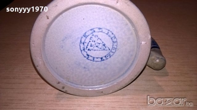 немска халба-17х16х11см-внос швеицария, снимка 10 - Антикварни и старинни предмети - 18393595