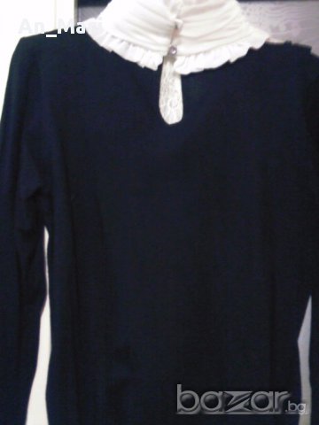 Дамска блузка-пуловерче с интересна якичка! Намалена!, снимка 8 - Блузи с дълъг ръкав и пуловери - 12880669