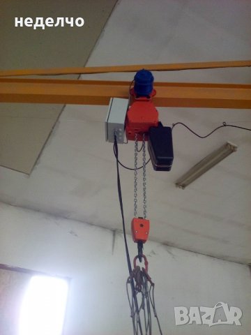 конзолен кран 1 тон и телфер, снимка 3 - Други машини и части - 12126628