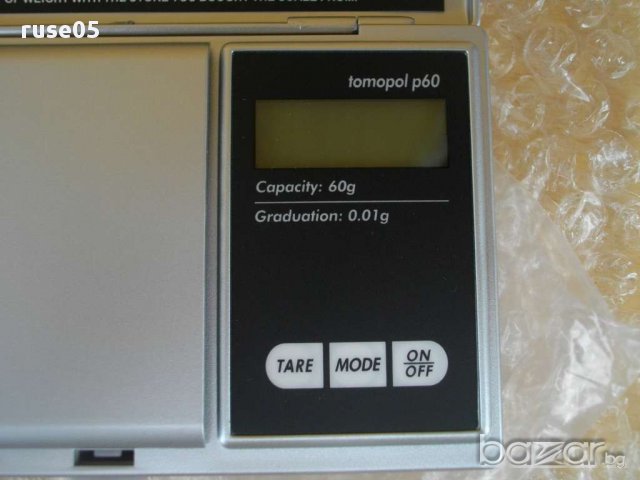 Везна ''tomopol p60'' електронна джобна, снимка 3 - Други стоки за дома - 13759637
