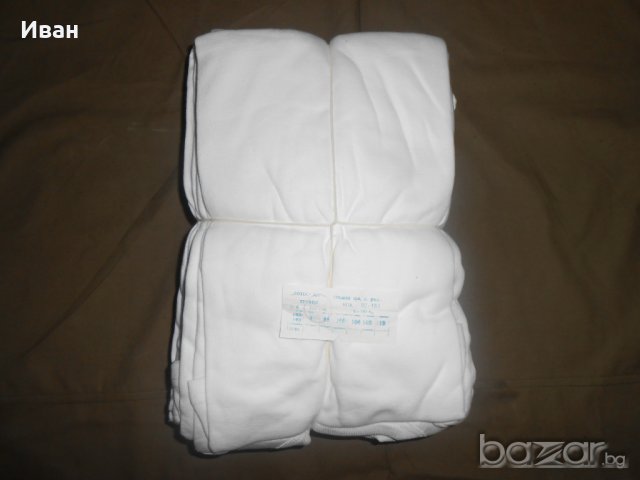 Нови памучни бели фланелки с дълък ръкав /тениски/, снимка 8 - Тениски - 20249743