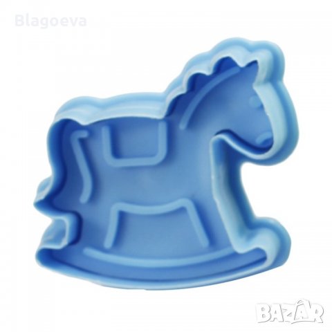 Резци с бутало – бебешка количка, шише с биберон, конче и гащеризонче, снимка 4 - Форми - 22267442