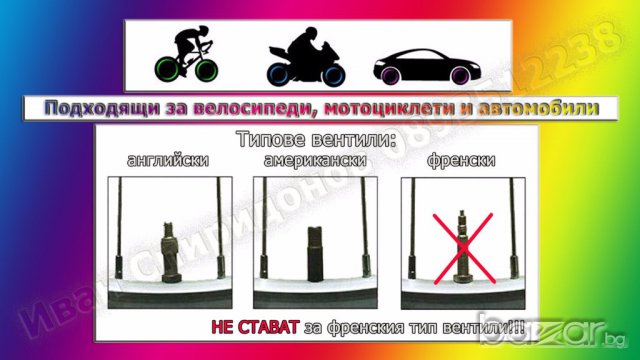 Светеща LED капачка за вентил на гума + ПОДАРЪК батерии, снимка 11 - Части за велосипеди - 13871280