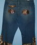 Дизайнерски дънкови бермуди ”DNA” jeans originals” Dona Caran New York! 4-5XL, снимка 3