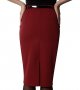Вталена пола цвят бордо марка Vivi Boutique, снимка 2