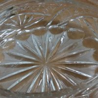 кристална купа бонбониера с капак , снимка 6 - Антикварни и старинни предмети - 23999055