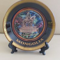  Декоративна чиния от Монголия, снимка 5 - Колекции - 24530127