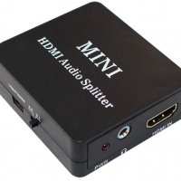 Mini HDMI Audio Splitter , снимка 1 - Ресийвъри, усилватели, смесителни пултове - 20253420