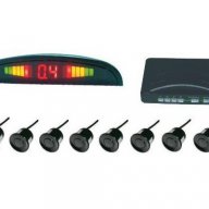 Парктроник с 8 сензора, светлинен дисплей и звукова сигнализация за кола,камион,бус,каравана, снимка 1 - Аксесоари и консумативи - 8699505