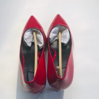 Стилни дамски обувки на нисък ток, снимка 5 - Дамски обувки на ток - 24238003