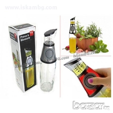 Диспенсър с дозатор за олио или оцет, снимка 1