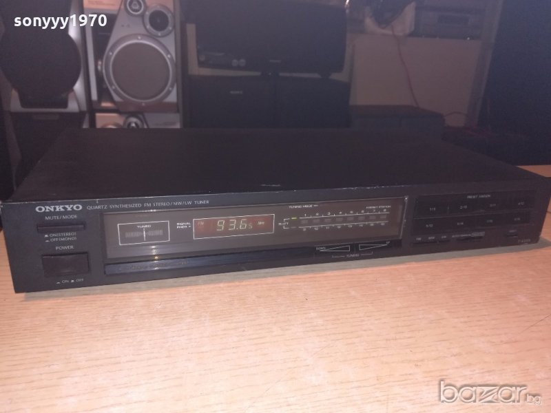 onkyo t4330l-tuner-made in japan-внос швеция, снимка 1