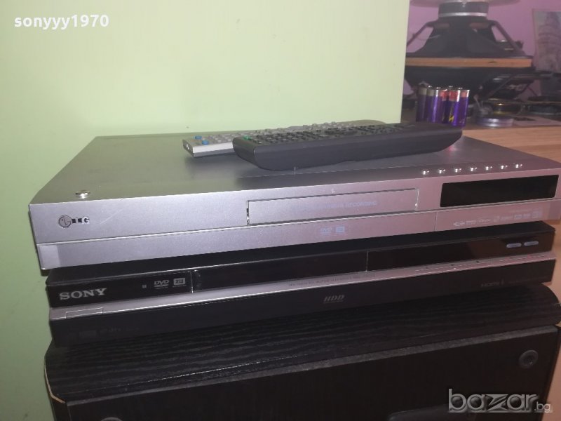 sony & lg dvd recorders+remote control-внос швеицария, снимка 1