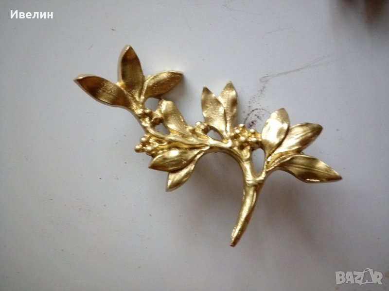 стара бронзова апликация, снимка 1