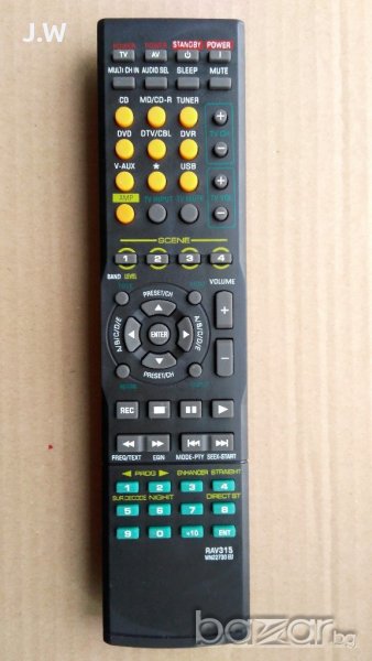 Дистанционно Yamaha за ресийвъри,усилватели,тв, снимка 1