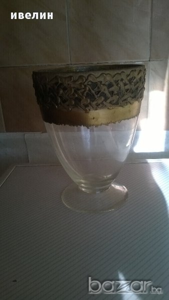 голяма стъклена купа, снимка 1