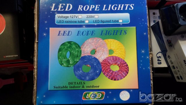 Коледни лампички - силиконов маркуч 10 метра -многоцветен, снимка 7 - Осветление - 12796189