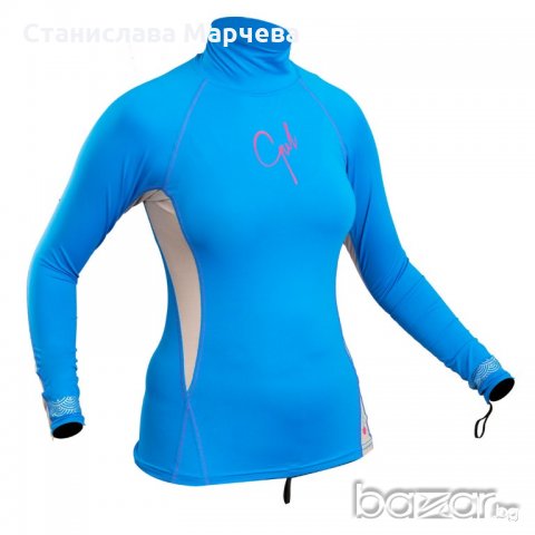 Блуза ликра с пълна ултравиолетова защита GUL дамска Swami Rashguard дълъг ръкав BLSI, снимка 1 - Водни спортове - 21140601