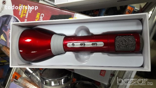 Bluetooth микрофон за караоке , снимка 5 - Аудиосистеми - 19780110