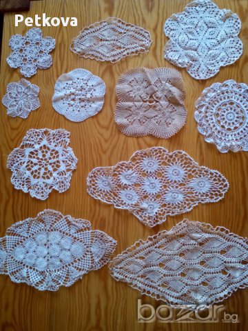 Плетени и бродирани покривки