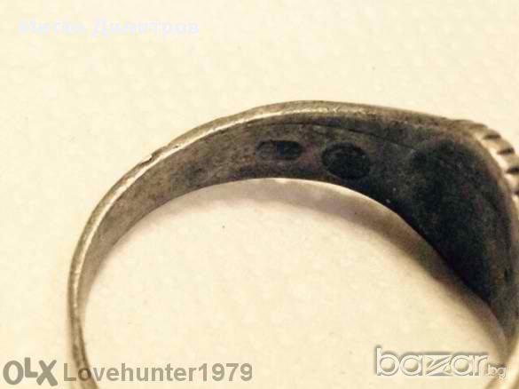 Сребърен SS-овски пръстен, снимка 4 - Антикварни и старинни предмети - 10429023