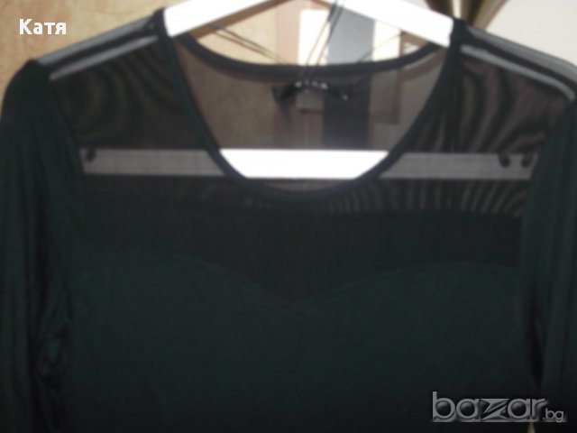 Нова черна дамска рокля Vila с тюл, М, от 40 евро, снимка 4 - Рокли - 14618488