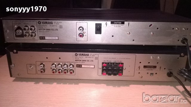 yamaha a-300+yamaha t-300-japan-внос швеицария, снимка 9 - Ресийвъри, усилватели, смесителни пултове - 12615172