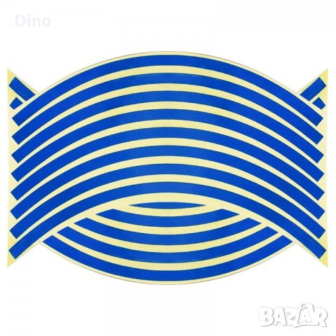 18 бр. светлоотразителни ленти за автомобили и мотоциклети, снимка 5 - Аксесоари и консумативи - 21261351