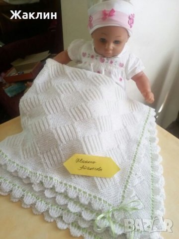 Бебешка пелена "Утринна роса" - за новородени бебета, снимка 6 - Други - 23176781