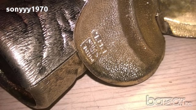 Златната обувка-14/11/6см-made in spain-мед/месинг-внос швеицария, снимка 7 - Колекции - 13904027