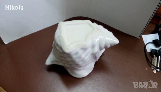 Ваза или декоративна купа с формата на раковина, снимка 4 - Декорация за дома - 24113637
