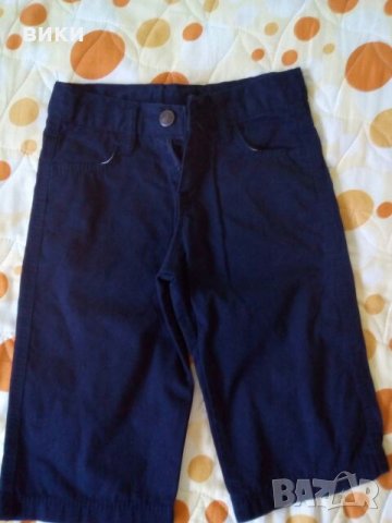 Сини панталонки до коляното 6-7 г, снимка 6 - Детски панталони и дънки - 24507415