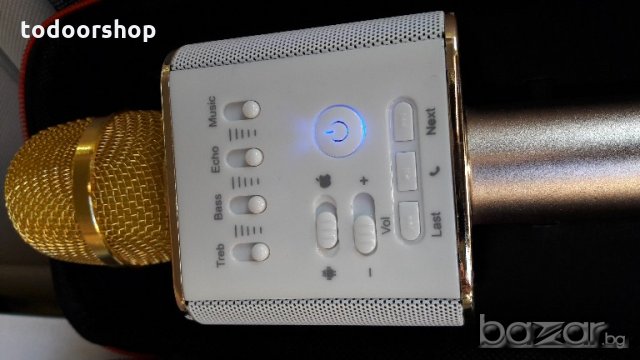 Bluetooth микрофон за караоке , снимка 2 - Аудиосистеми - 19780110