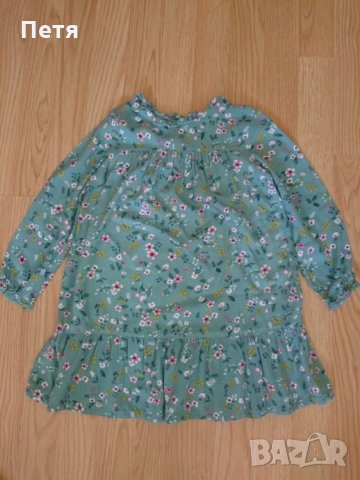 Детска рокля/туника "HM" - 4-6 години, снимка 2 - Детски Блузи и туники - 25483232
