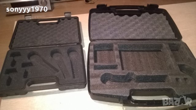 shure & behringer-куфари за микрофони , снимка 2 - Микрофони - 25155406