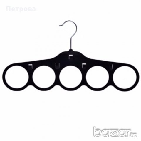 Закачалка за шалове с кадифено покритие