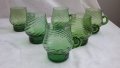 чаши зелено стъкло , снимка 2