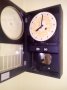 Профилактиран стенен часовник метрон с датник, снимка 1 - Антикварни и старинни предмети - 19583378