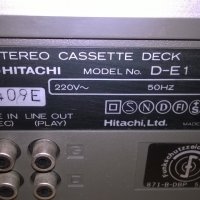 hitachi d-e1-stereo deck-made in japan-внос франция, снимка 17 - Декове - 22390509